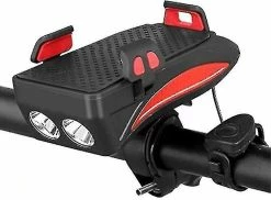 Unbranded 4-in-1 -functal Ycle Led - Bike Ph Mount H Ful Bike Usb Recharable 4000m