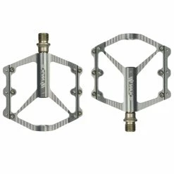 Nw 1776 1 Pair Bearing Bike Pedal Anti-slip Perin Aluminum Alloy Wide Platform With Dustproof Cap Bicycle