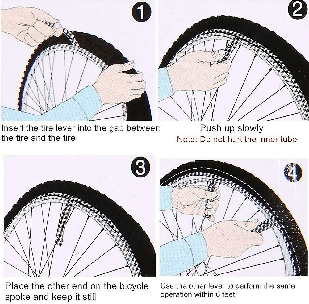 Nw 1776 4pcs Metal Lever Tire Lever Shovel Tire Lever Bike Tire Tools Hooks Tire Bikes Metal Removal Tool Levers Puncture Repair Replacement 4 Nw 1776 4pcs Metal Lever Tire Lever Shovel Tire Lever Bike Tire Tools Hooks Tire Bikes Metal Removal Tool Levers Puncture Repair Replacement - Image 4