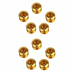 Nw 1776 Compatible Withcompatible Withlitepro 5pcs Bicycle Wheel Bolt For Crankset Bike Parts Gold
