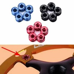 Nw 1776 Compatible Withcompatible Withlitepro 5pcs Bicycle Wheel Bolt For Crankset Bike Parts Gold -Bikes Shop 768980664 max
