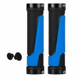 Nw 1776 Compatible Withcompatible Withbicycle Rubber Grips Mountain Bike Bilateral Lockable Non-slip A