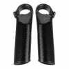 Nw 1776 1 Pair Durable Bike Vice Handlebar Aluminum Alloy Auxiliary Handlebar (black)