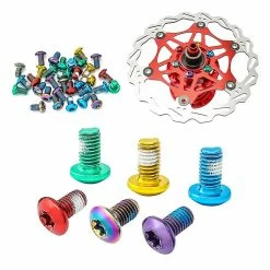 Sfygv M5 Bike Disc Brake Rotor Fastening Screw 12pcs Road Bike Fastening Screw -Bikes Shop 769246978 max