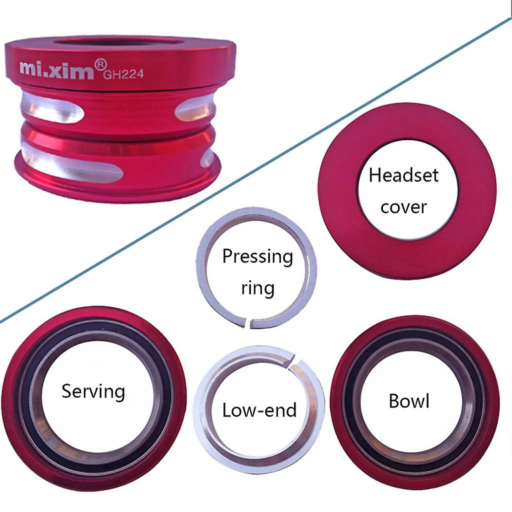 Unbranded 44mm Aluminum Cnc Folding Mountain Bike Headset Internal Sealed Bearing Bowl Series For Sp8/sp18/vp18/mu P8/jp8/bya412 3 Unbranded 44mm Aluminum Cnc Folding Mountain Bike Headset Internal Sealed Bearing Bowl Series For Sp8/sp18/vp18/mu P8/jp8/bya412 - Image 3