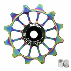 Unbranded 12t Positive Negative Bicycle Derailleur Guide Wheel Ceramic Bearing Mtb Road Bike Pulley For Jockey Wheel