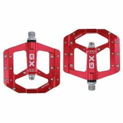 Unbranded 1 Pair Road Mountain Bike Non-slip Aluminum Alloy 3 Sealed Bearings Flat Pedals