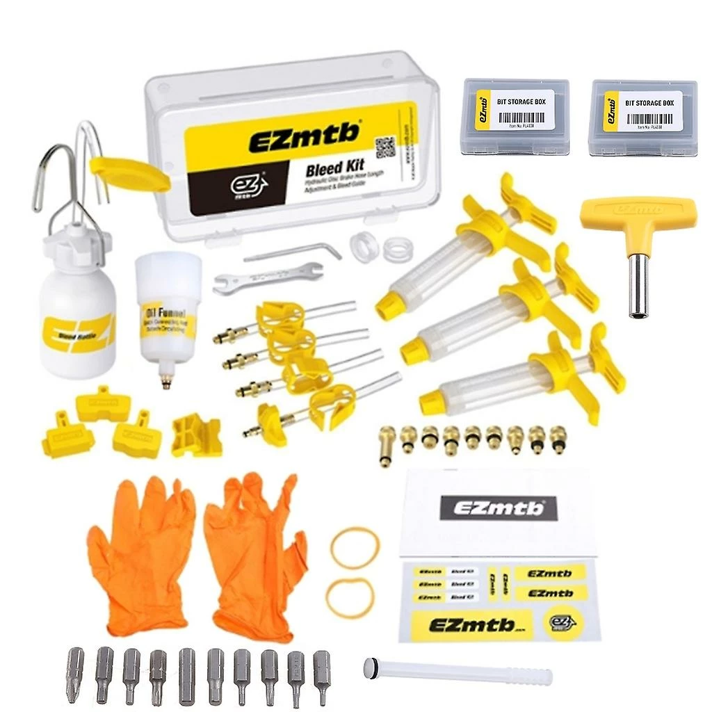 Unbranded Universal Bicycle Hydraulic Disc Brake Mineral Oil Bleed Kit Bike Repair Tool 1 Unbranded Universal Bicycle Hydraulic Disc Brake Mineral Oil Bleed Kit Bike Repair Tool