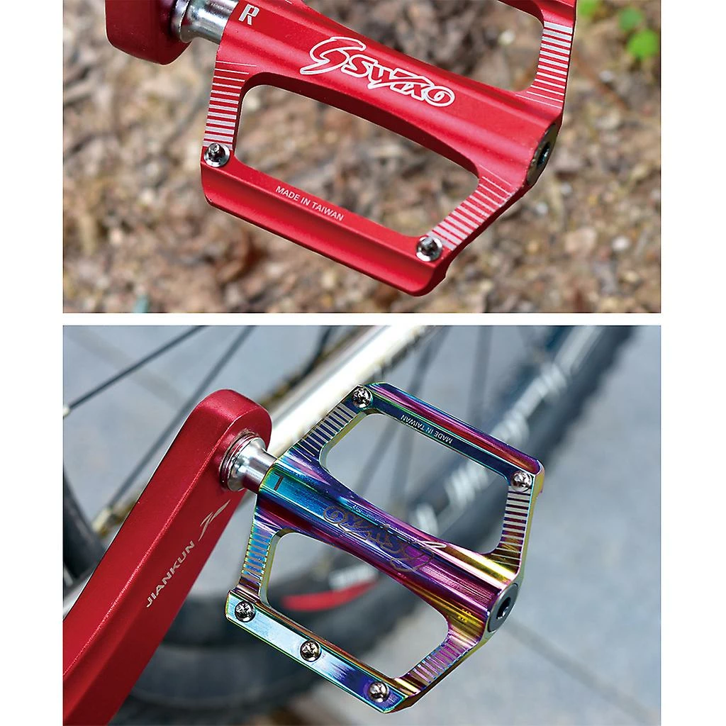 Unbranded Colorful Aluminum Anti-skids Mtb Mountain Road Bike Platform Bicycle Pedal 3 Unbranded Colorful Aluminum Anti-skids Mtb Mountain Road Bike Platform Bicycle Pedal - Image 3