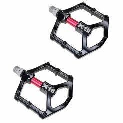 Unbranded 1 Pair Road Mountain Bike Ultralight Flat Pedals Platform Aluminum Alloy Cnc Bearings Pedal Mtb Bicycle Cycling Parts