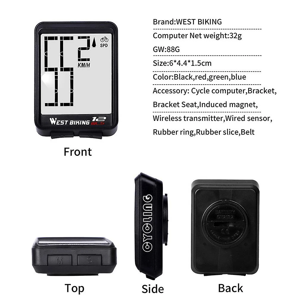 Unbranded Bicycle Computer Waterproof Bike Speedometer Stopwatch Backlight Speedometer 5 Unbranded Bicycle Computer Waterproof Bike Speedometer Stopwatch Backlight Speedometer - Image 5
