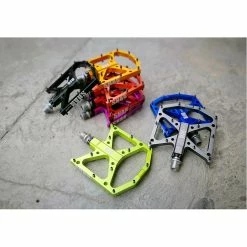 Unbranded 1pcs Mountain Bike Aluminum Alloy Palin Pedal Platform Pedals For Bmx Mtb