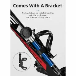 Unbranded Bike Pump With Digital Pressure Gauge For Road And Mountain Bikes 7 Unbranded Bike Pump With Digital Pressure Gauge For Road And Mountain Bikes -Bikes Shop 776475943 max