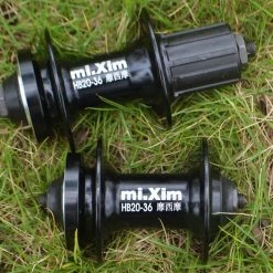 Unbranded Bicycle Axle Wheel Hub - 32 36h Front And Rear Bike Hub Set Easy Release