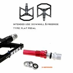 Unbranded 1pcs Mountain Bike Aluminum Alloy Palin Pedal Platform Pedals For Bmx Mtb -Bikes Shop 776476039 max