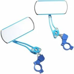 Unbranded 1 Pair Adjustable Bicycle Mirror Bicycle Rear View Mirror Safety Mountain Bike Cycling Accessories