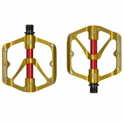 Unbrand 1 Pair Anti-slip Bearing Bike Pedal With Dustproof Cap 3 Perin Aluminum Alloy Wide Platform Bicycle Parts Black -Bikes Shop 785170475 max 1