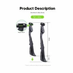 Unbranded Mountain Bike Bold Aluminum Alloy Bracket Length Adjustable Side Brace Beach Snowmobile Bike Foot B -Bikes Shop 785217252 max