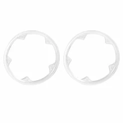 Unbranded Bike Crankset Cap Protect 5 Holes Bike Chain Wheel Cover Guard Plastic For 48t Chain Wheel