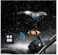 Unbranded Bike Turn Signal, Usb Recharable Led Warning With Wireless Remote For Safety Day Riding() -Bikes Shop 786127314 max