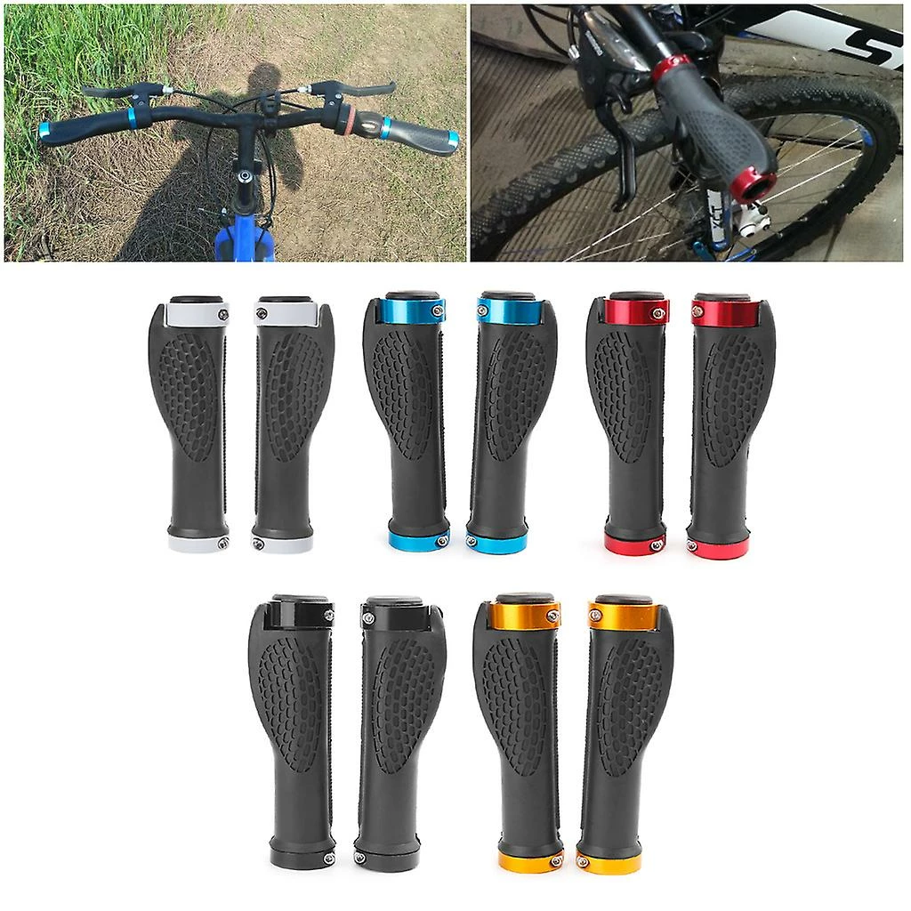 Unbranded Ergonomic Design, Double Lock-on Mountain Bike Grips Downhill Bicycles Grips 2 Unbranded Ergonomic Design, Double Lock-on Mountain Bike Grips Downhill Bicycles Grips - Image 2