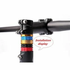 Unbranded Aluminum Alloy Spacer Fork Stem Cover 4pcs 5/10/15/20mm For Road Bike Cycling -Bikes Shop 786245501 max 1