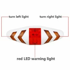 Unbranded Durable Waterproof Bicycle Turn Signal Lamp Wireless Remote Control Mountain Bike Tail Light Flashing Taillight -Bikes Shop 786246297 max