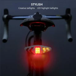 Unbranded Durable Waterproof Bicycle Turn Signal Lamp Wireless Remote Control Mountain Bike Tail Light Flashing Taillight -Bikes Shop 786246337 max