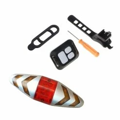 Unbranded Durable Waterproof Bicycle Turn Signal Lamp Wireless Remote Control Mountain Bike Tail Light Flashing Taillight