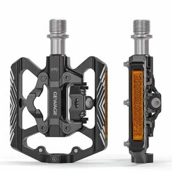 Unbranded Bicycle Pedals Ultralight Anti- Cnc Road Bike Pedal Cycling 3 Sealed Bearing Bike Pedals Spd Pedal