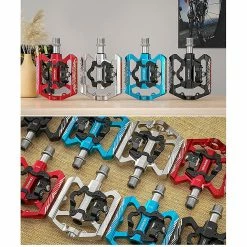 Unbranded Bicycle Pedals Ultralight Anti- Cnc Road Bike Pedal Cycling 3 Sealed Bearing Bike Pedals Spd Pedal -Bikes Shop 790843557 max