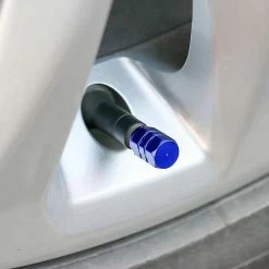 Breey Tyre Valve Dust Caps Aluminum Alloy Dust Caps Car Metal Car Dust Caps Universal Tyre Valve Caps Car Caps For Car Tyres For Bike Motorcycle Cars Blue 1 -Bikes Shop 791810211 max