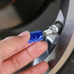 Breey Tyre Valve Dust Caps Aluminum Alloy Dust Caps Car Metal Car Dust Caps Universal Tyre Valve Caps Car Caps For Car Tyres For Bike Motorcycle Cars Blue 1 -Bikes Shop 791810231 max