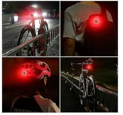 Unbranded Bike Tail Light Usb Rechargeable Rear Bike Lights, Waterproof Led Bike Lights For Your Safety | Ideal Gift | 5 Led Modes(black), -Bikes Shop 799501312 max