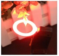 Unbranded 1pcs Usb Rechargeable Bike Rear Tail Light Led Bicycle Warning Safety Smart Lamp Circle(black) -Bikes Shop 802372297 max