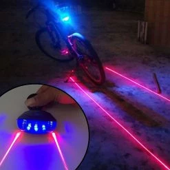 Unbranded Bike Taillight Cycling Red Lights Waterproof Bike Warning Light With 2 Bicycle Rear Light Blue -Bikes Shop 809287758 max