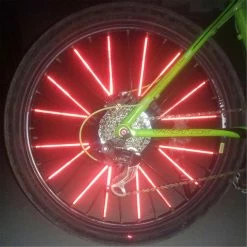Alisili 12pc Bicycle Wheel Rim Spoke Clip Night Safety Warning Light Bicycle Reflective Reflector Strip Mtb Bike Cycling Accessories -Bikes Shop 811241340 max