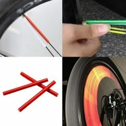 Alisili Two Styles Bike Reflective Stickers Wheel Decals Reflective Tape Safety Strips Bicycle Wheel Stickers For Children Balance -Bikes Shop 811241693 max