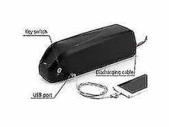 Unbranded Blue Electric Bike 36v 48v Waterproof Storage Case -Bikes Shop 811793475 max