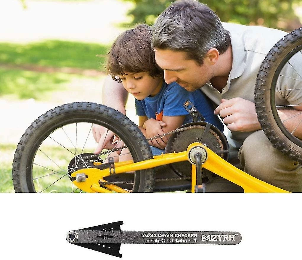 Unbranded Portable Bike Chain Checker Wear Indicator Gauge Cycling Chain Repair Tool Bicycle Accessory, Silver Grey 2 Unbranded Portable Bike Chain Checker Wear Indicator Gauge Cycling Chain Repair Tool Bicycle Accessory, Silver Grey - Image 2