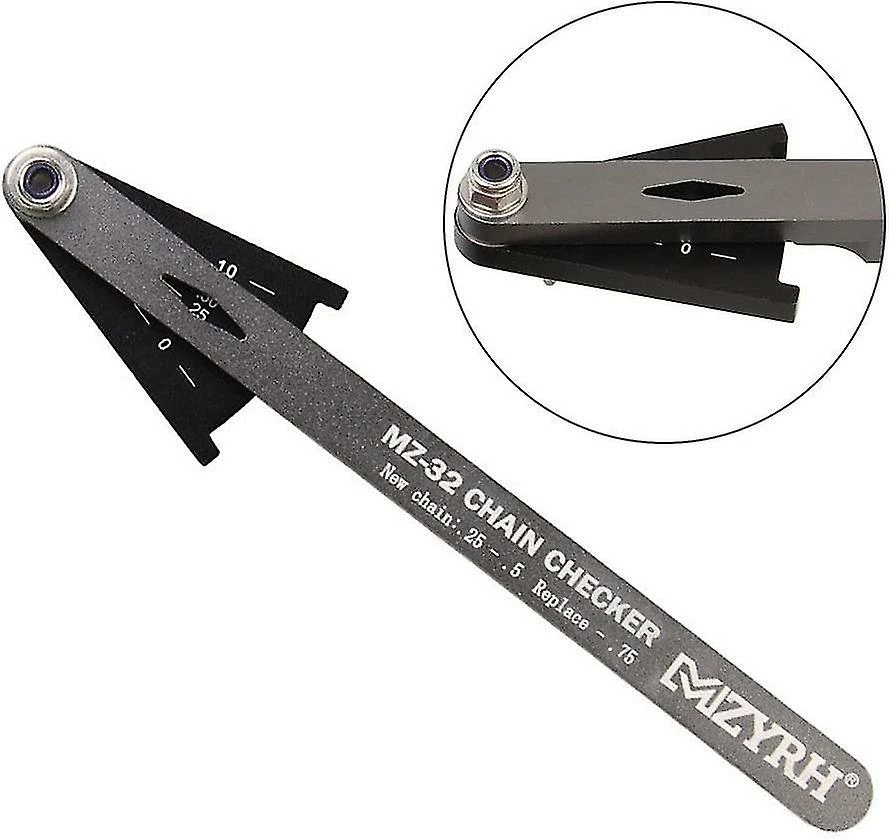 Unbranded Portable Bike Chain Checker Wear Indicator Gauge Cycling Chain Repair Tool Bicycle Accessory, Silver Grey 4 Unbranded Portable Bike Chain Checker Wear Indicator Gauge Cycling Chain Repair Tool Bicycle Accessory, Silver Grey - Image 4