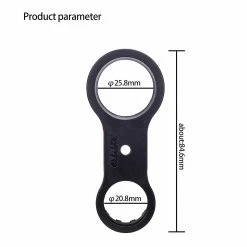 Unbranded 2x Durable Bicycle Wrench, Double Head Front Fork Spanner, Practical Bike Repair Tools Fits For Sr Suntour Xct Xcm Xcr Forks