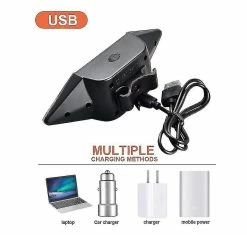 Unbranded Bike Led, Ycle Indicators With Wireless Remote Usb Recharable, Bike Turn Signals S For Safty D -Bikes Shop 818615218 max