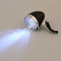 Xbedy 3 Led Vintage Ultra Bright Flashlight Light Lamp Bicycle Headlight Bike Front Light Safe Night Cycling Bike Accessory
