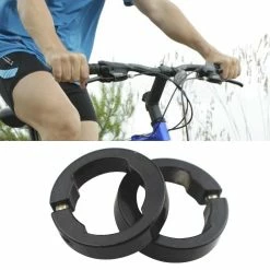 Jiekesen 2pcs Bicycle Grip Rings Fashion Appearance Replacement Aluminum Alloy Decoration Handlebar Locking Rings Bike Accessories White -Bikes Shop 838766263 max