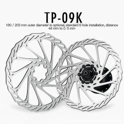 Unbranded Toopre 160mm/203mm Bike Brake Rotor Centerline Stainless Steel Rotor Disc Brakefor