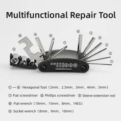 Sinknap Multifunctional Bike Repair Kit Tire Lever Pump Bicycle Maintenance Tool Set -Bikes Shop 842896091 max