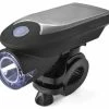 CRYSTAL Solar Bike Light Set, Usb Rechargeable Front Light Bicycle Waterproof Solar Headlight And Solar Bike Taillight, Front Light And Rear Light With 2 Moun