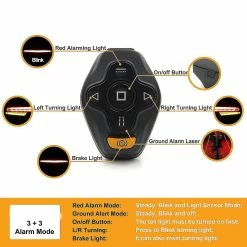 CRYSTAL Smart Accessories Mountain Bike Remote Control Tail Light Laser Turn Signal Bike Supplies C1 Tail Light -Bikes Shop 846403259 max