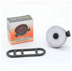 CRYSTAL 8-15 Hours Bicycle Light Usb Charge Led Bike Light Flash Tail Rear Bicycle Lights For Mountain Bike Seatpost Cycling Equipment Repair Parts Bicycle To